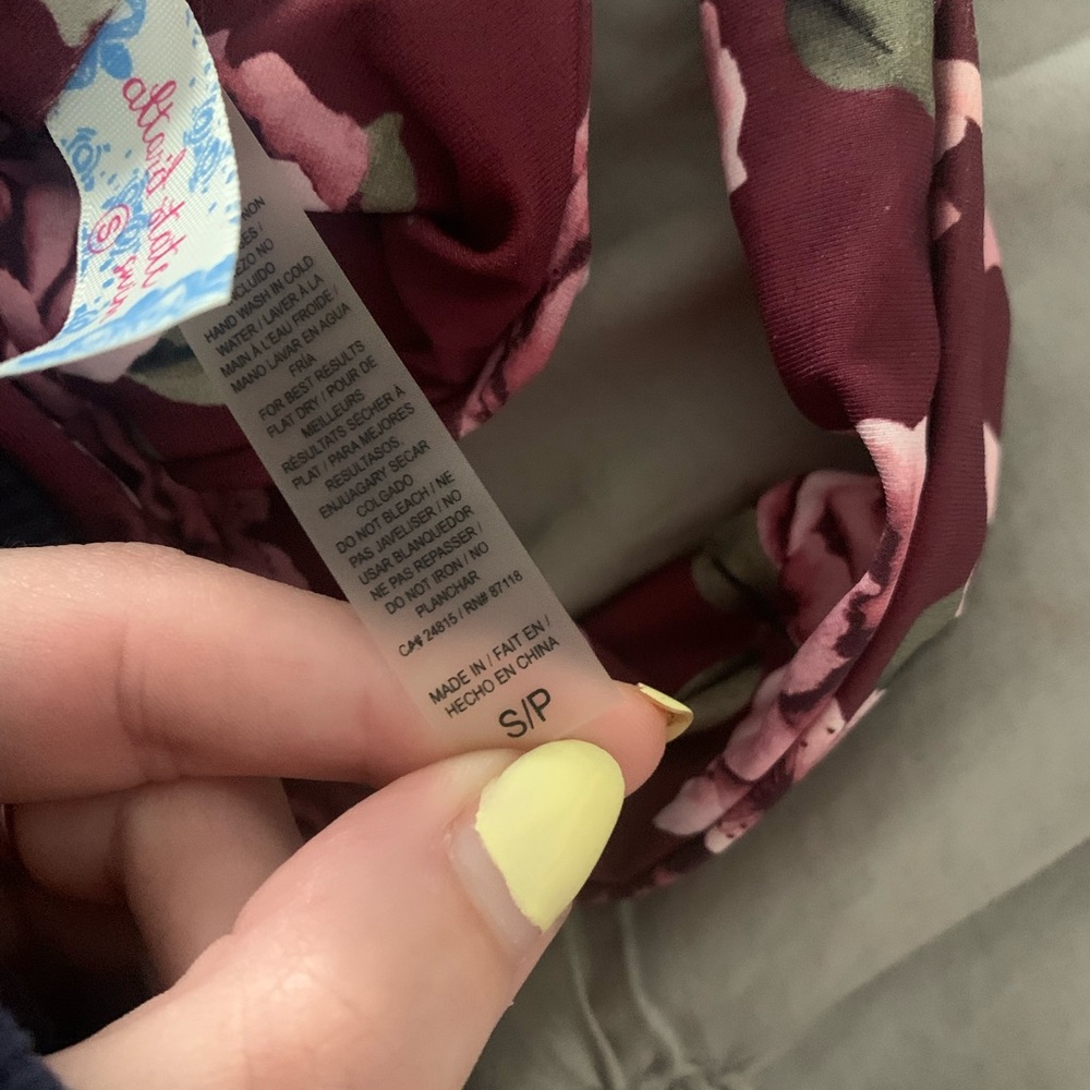 Altar’d State floral bikini top - Picture 6 of 8